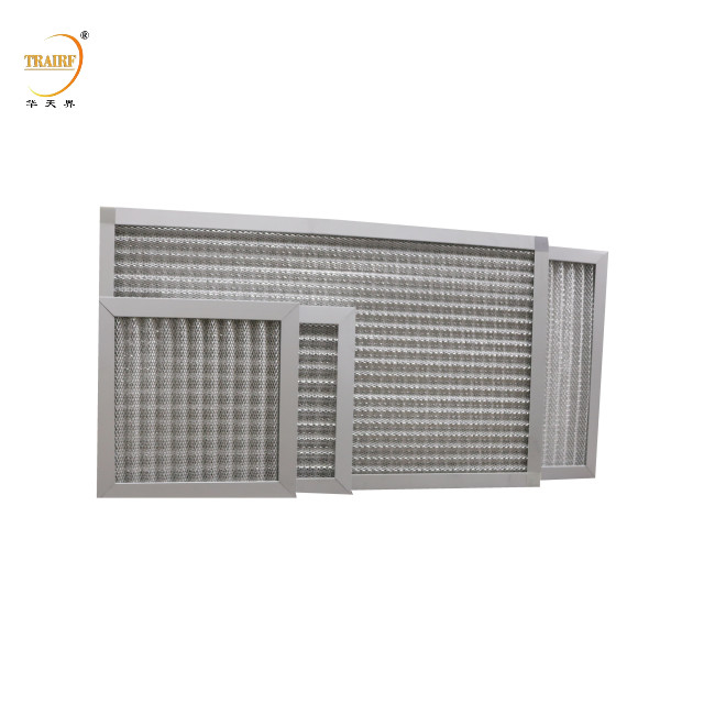 Aluminium metalen mesh wasbaar luchtfilter roestvrij voor een schone kamer