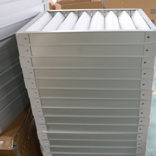 AHU-filter G3 G4 Vervangingspaneel Gepleteerd voorfilter voor schoonmaakruimte