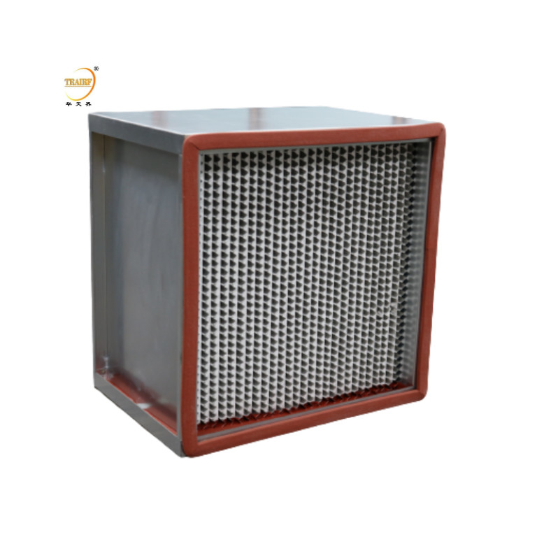 Hoogtemperatuur Hepa Filters H14 Luchtfilter met Hepa Filter Voor Schoon Ruimte