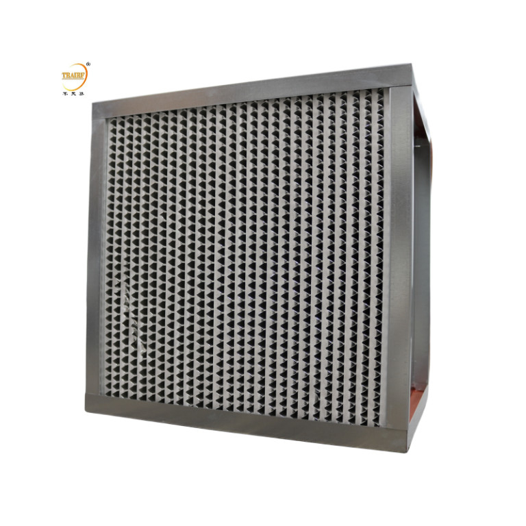 Hoogtemperatuur Hepa Filters H14 Luchtfilter met Hepa Filter Voor Schoon Ruimte
