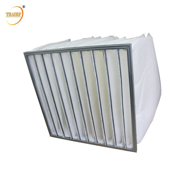 Gepersonaliseerd 10 Pocket Medium Bag Filter Voor HVAC, AHU, Cleanroom G4