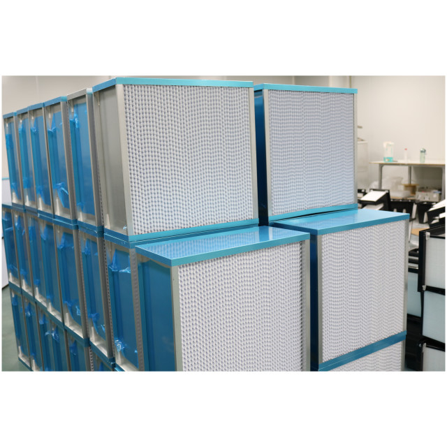 Metalen luchtventilatiefilter met 99,995% H14 HEPA-filter voor airconditioningventilatie