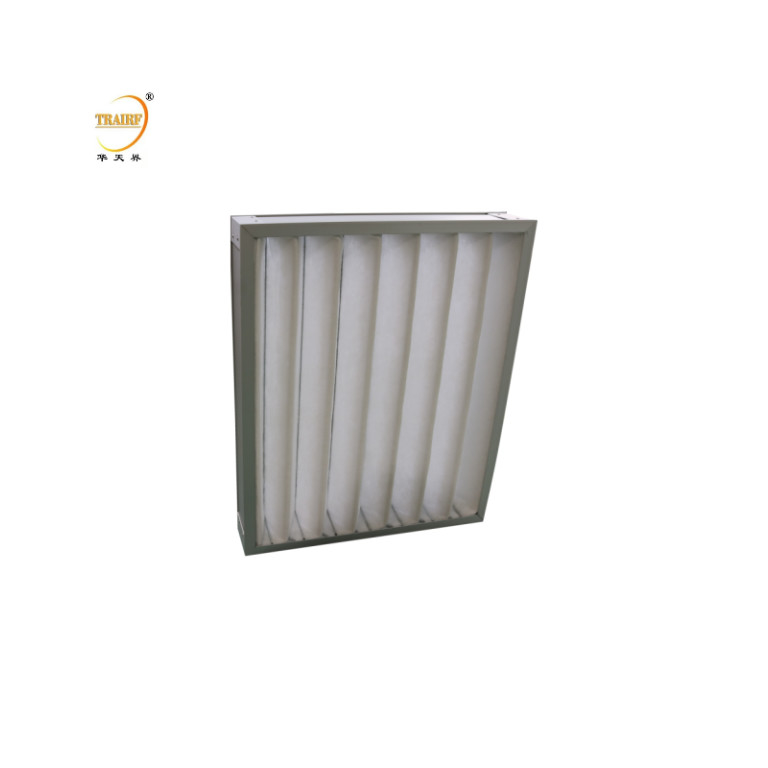 G3 G4 Vervangingspaneel AHU met gevlegd voorfilter met aluminium of gegalvaniseerd frame