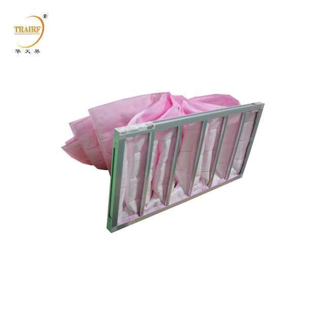 Pocketfilter met middelmatig rendement voor airconditioning of HVAC-filter