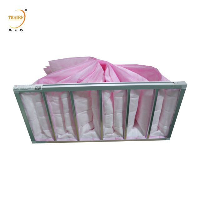 Pocketfilter met middelmatig rendement voor airconditioning of HVAC-filter