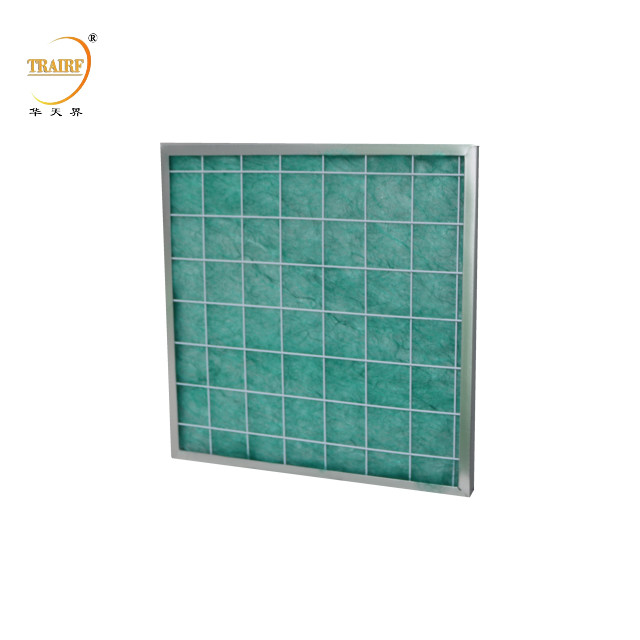System Glasvezelluchtfilter Media Roll Floor Filter Voor HVAC airconditioning