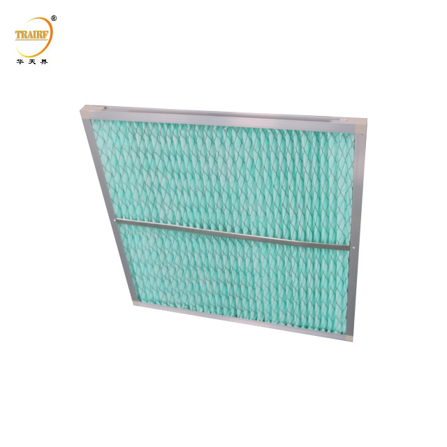 Aluminiumframe Primaire efficiëntie G4 Grob stoffilter Wasbaar voorfilter