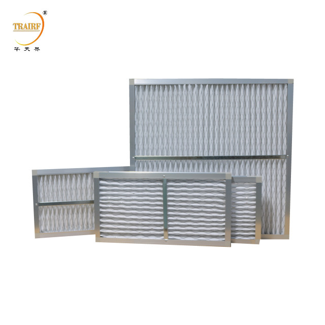 H11 H12 H13 H14 Mini gepleteerd geactiveerd koolstoffilter voor luchtfilteroven