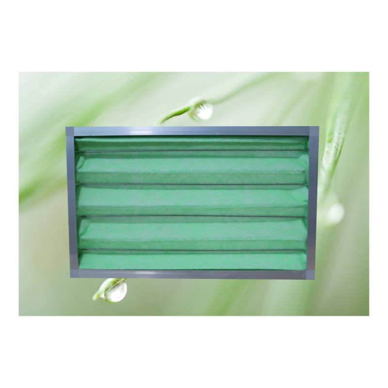 Wasbaar filter voor de lucht van het paneel Groen katoen medium Geplete filter voor laminaire stroomafdekking