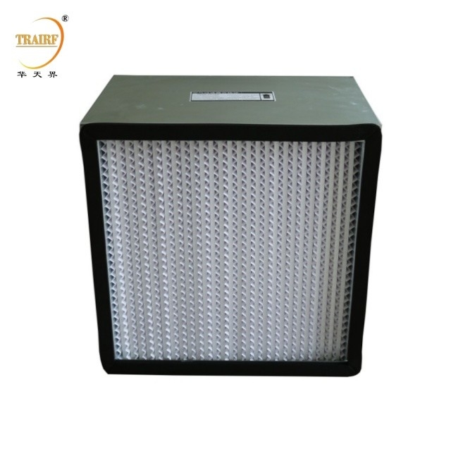 Aluminiumframe Mini Pleated Panel HEPA Filter H10 H11 H12 H13 Laminar Flow Hood Hepa Filter