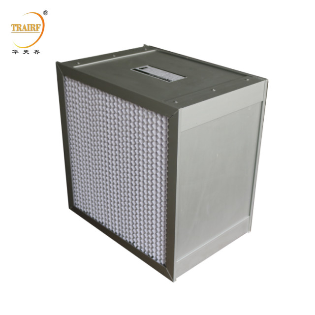Aluminiumframe Mini Pleated Panel HEPA Filter H10 H11 H12 H13 Laminar Flow Hood Hepa Filter