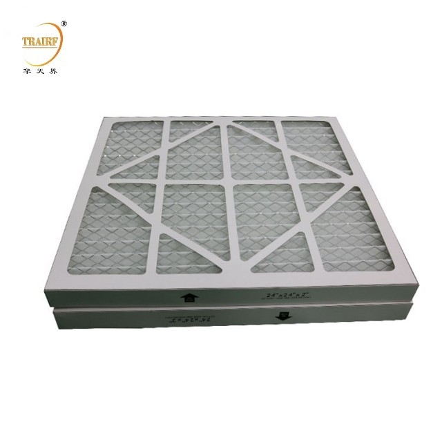 G3 G4 HVAC-voorfilter Merv 8/11/13/14 Papierframe gepleteerd luchtfilter voor airconditioning systeem
